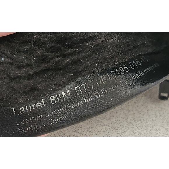 Bare Traps Laurel Black Inside Zipper Closure Ankle Booties 8.5M Faux Fur Lined - Picture 5 of 6